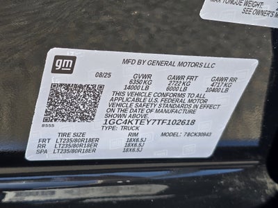 2026 Chevrolet Silverado 3500 HD LT DRW