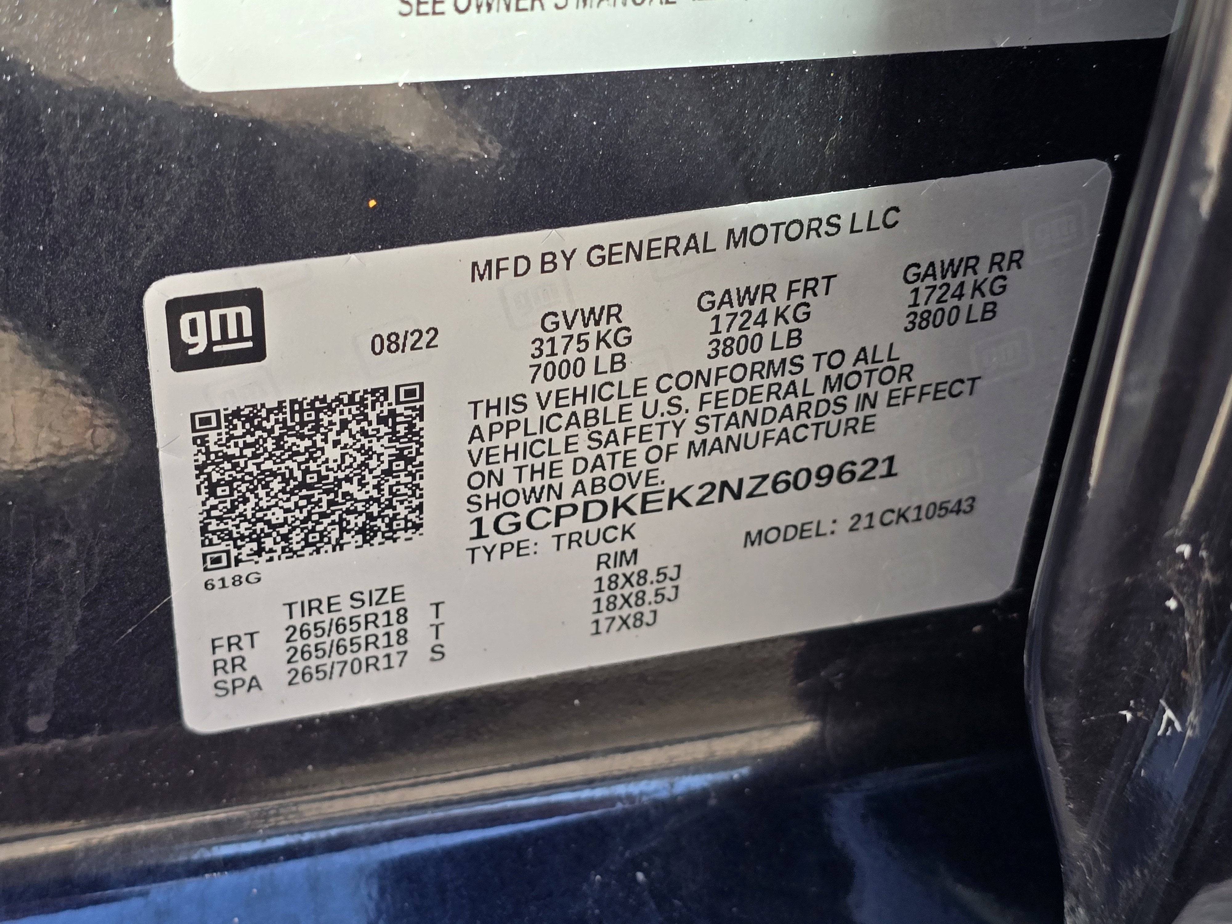 2022 Chevrolet Silverado 1500 LT (2FL)