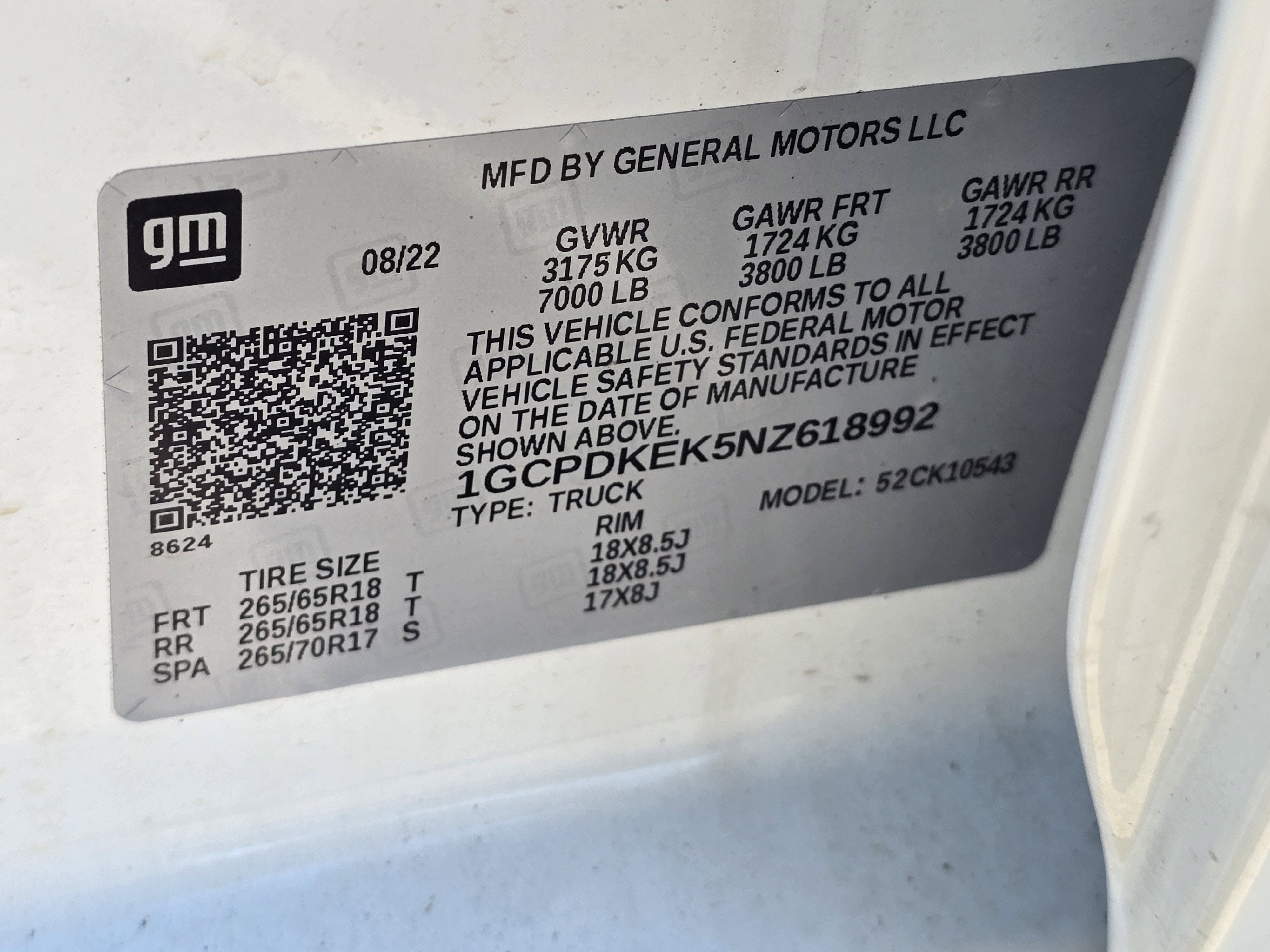 2022 Chevrolet Silverado 1500 LT (2FL)