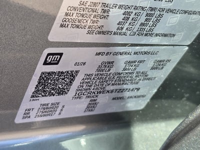 2026 Chevrolet Silverado 1500 RST