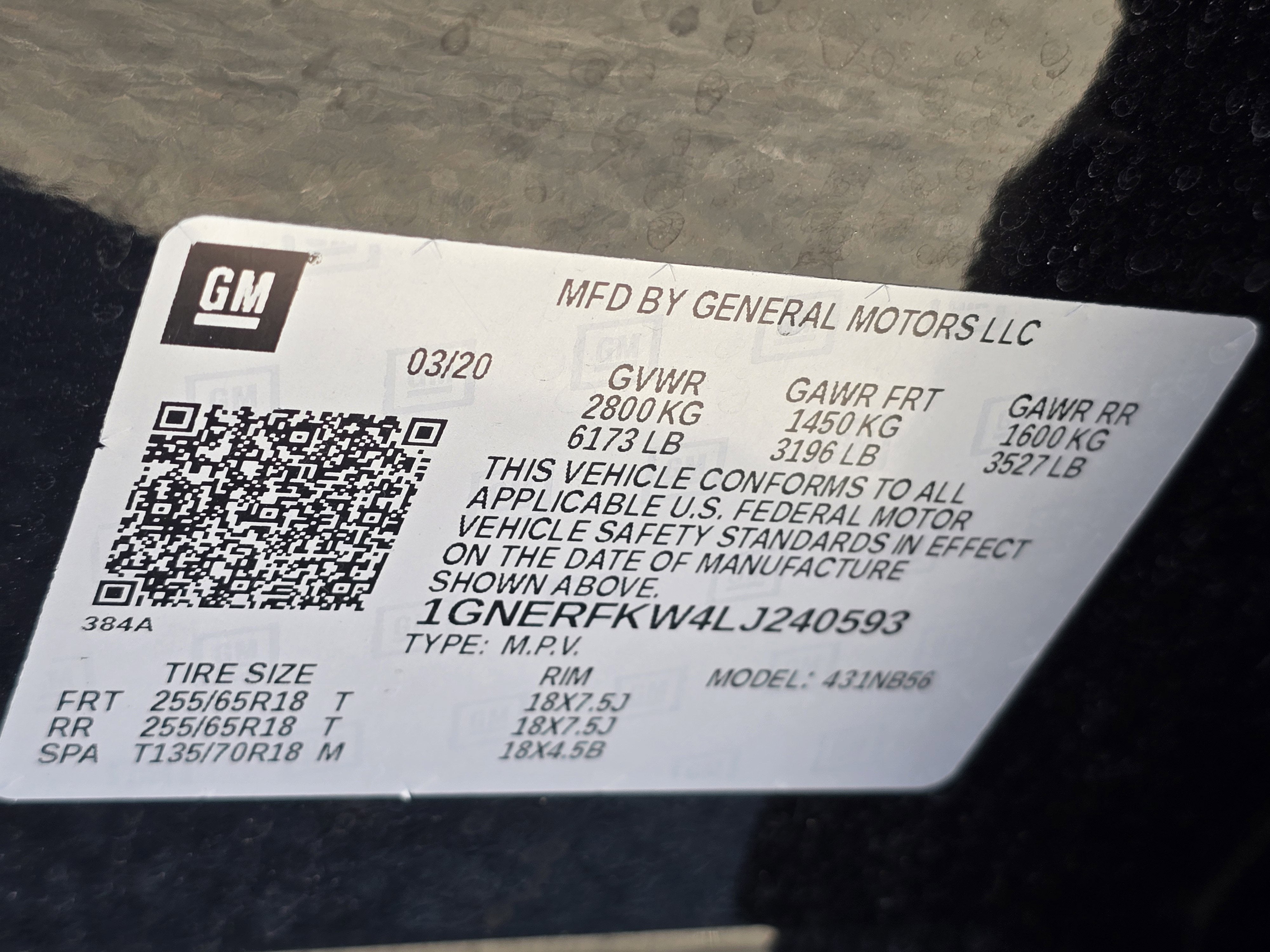 2020 Chevrolet Traverse LS