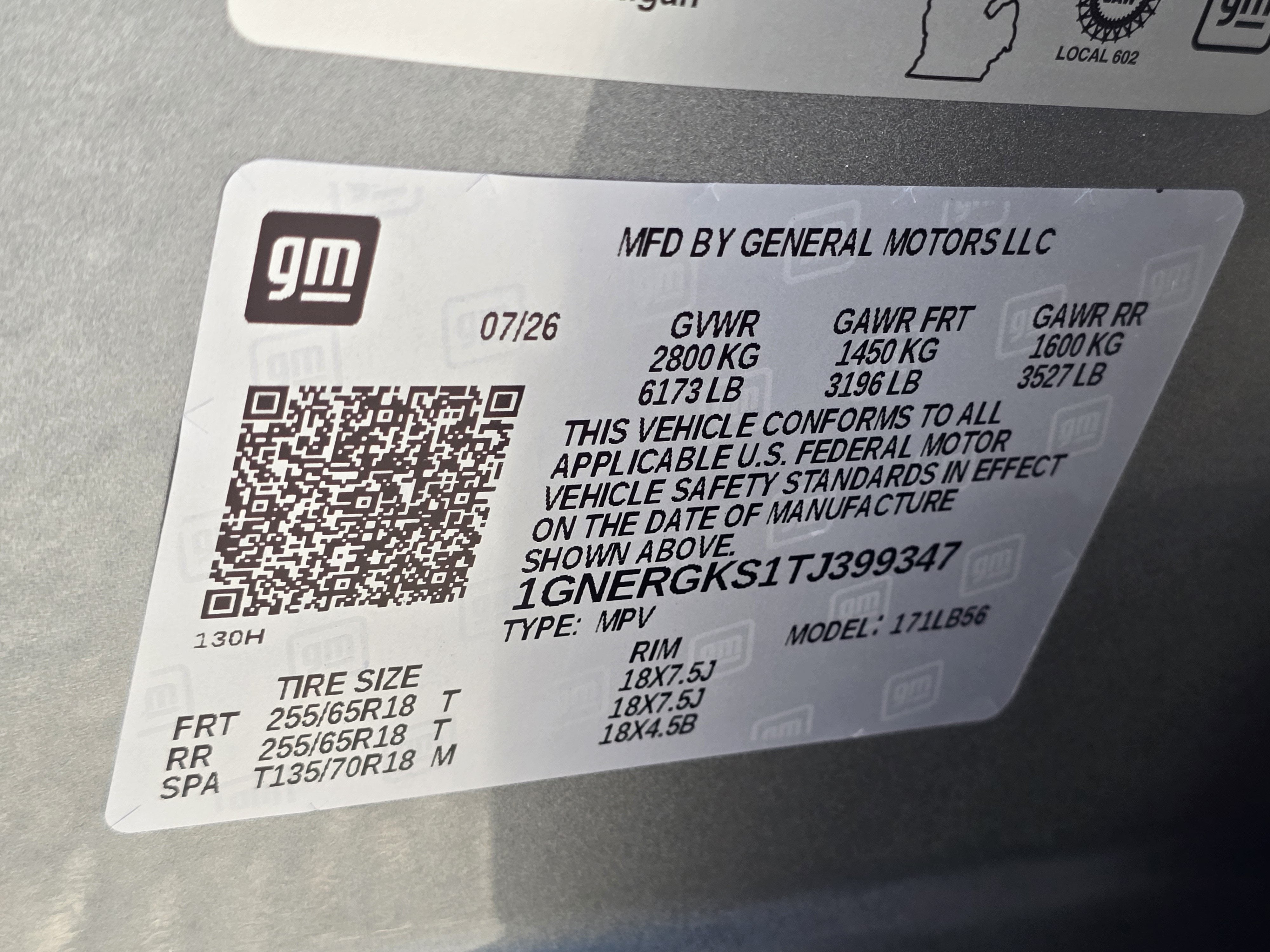2026 Chevrolet Traverse LT