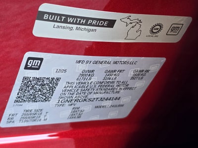 2026 Chevrolet Traverse LT