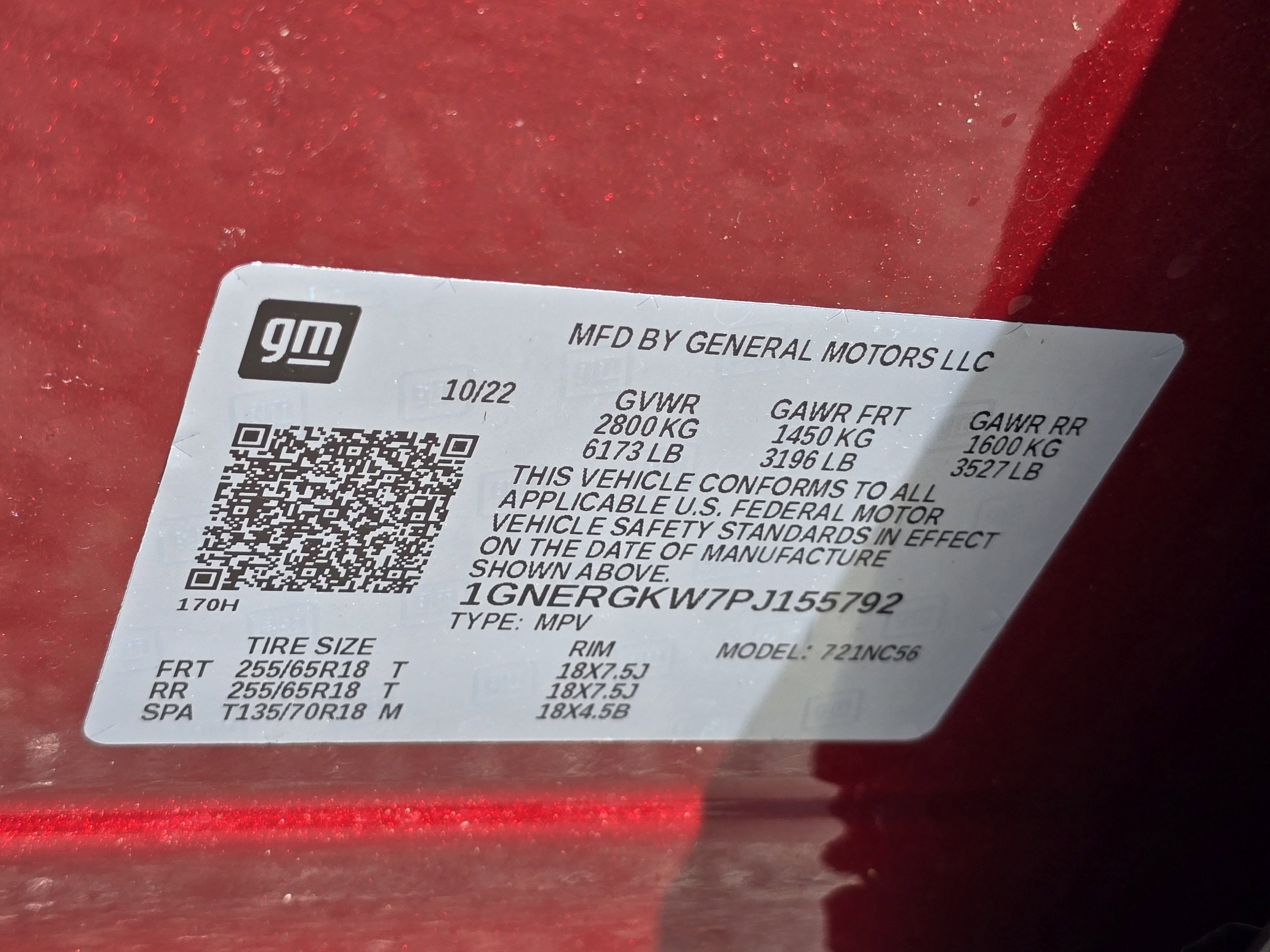 2023 Chevrolet Traverse LT Cloth