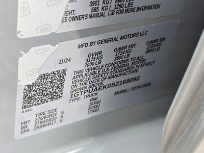 2025 GMC Sierra 1500 Pro