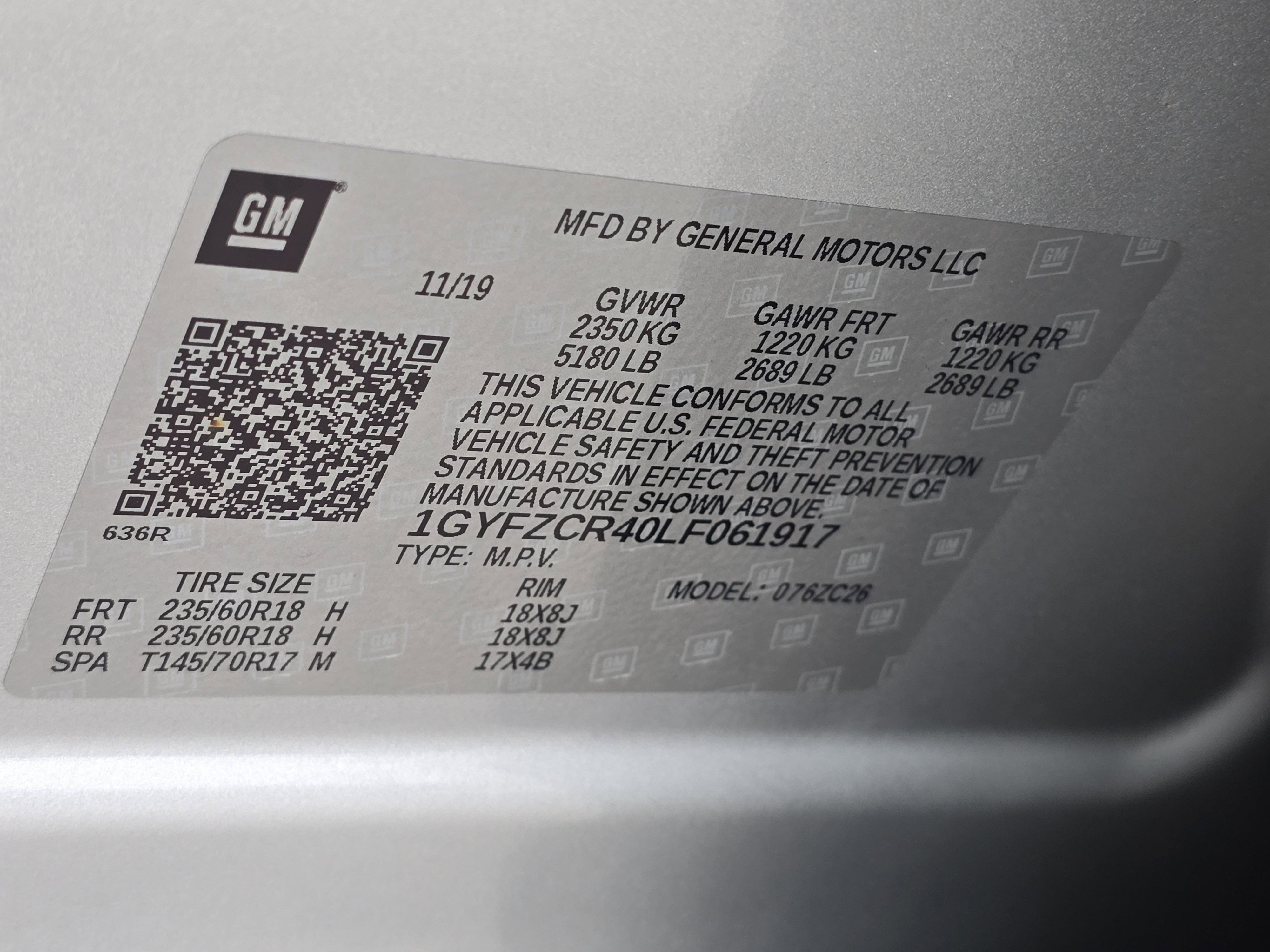 2020 Cadillac XT4 Premium Luxury