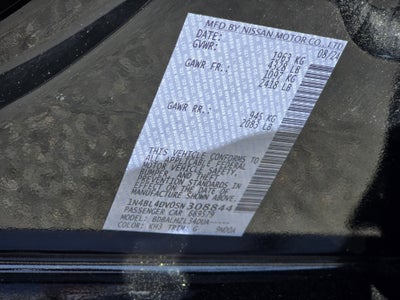 2025 Nissan Altima SV