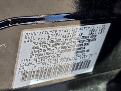 2025 Nissan Sentra SV