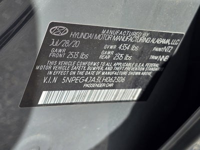 2020 Hyundai Sonata SE