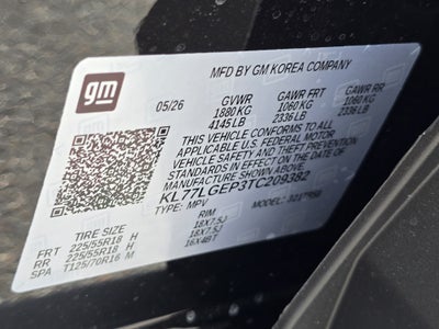 2026 Chevrolet Trax 1RS