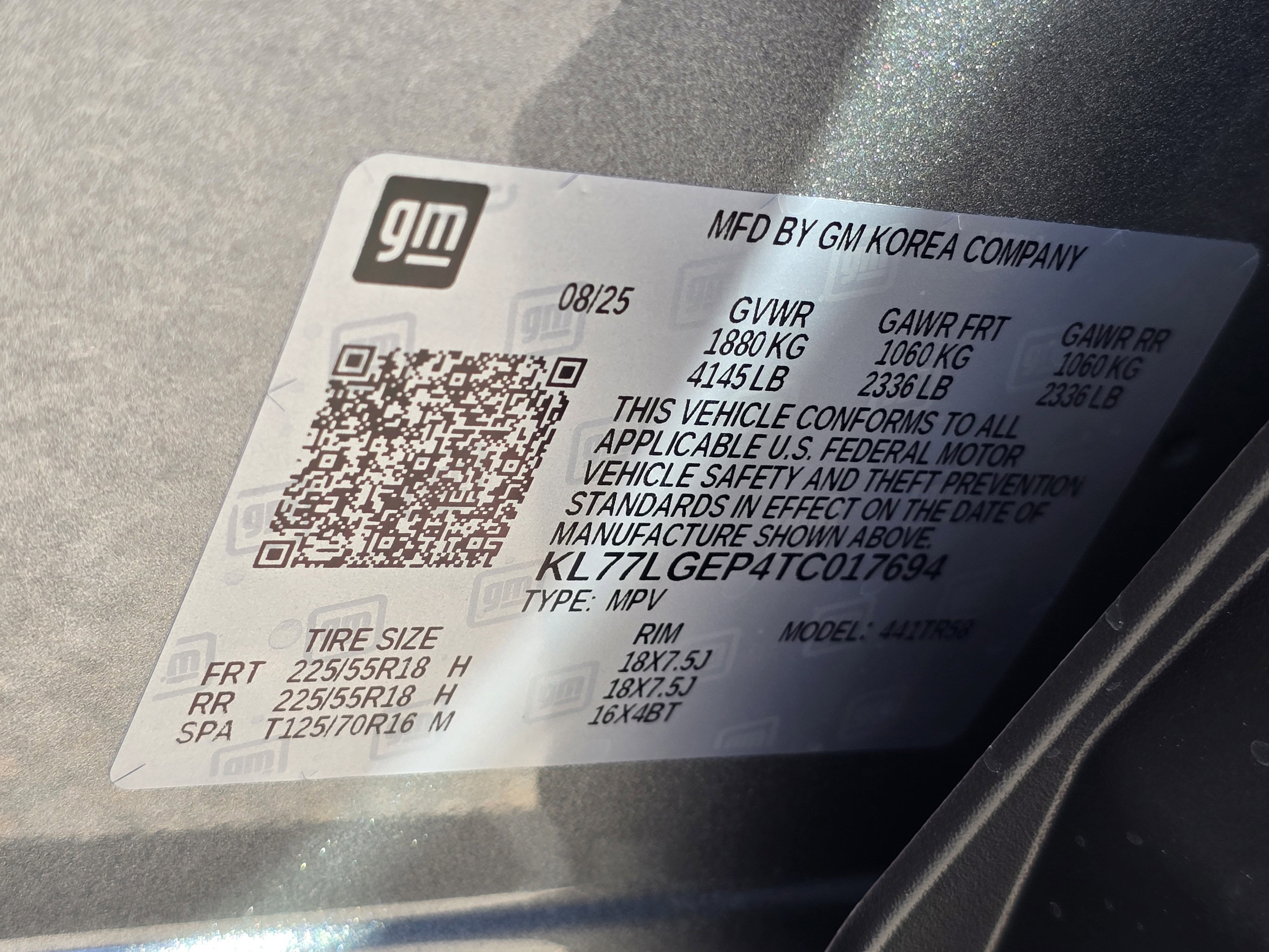 2026 Chevrolet Trax 1RS