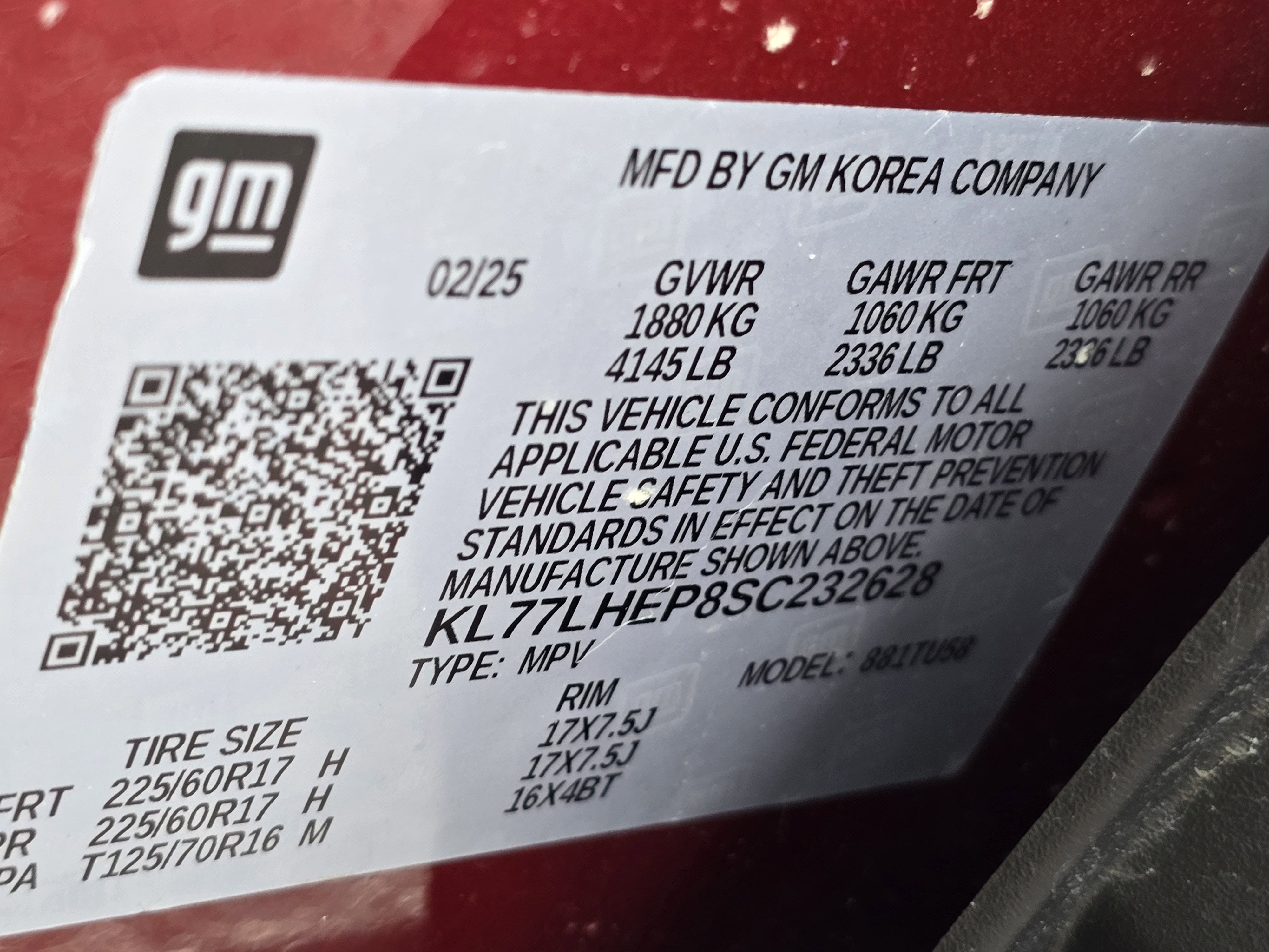 2025 Chevrolet Trax LT