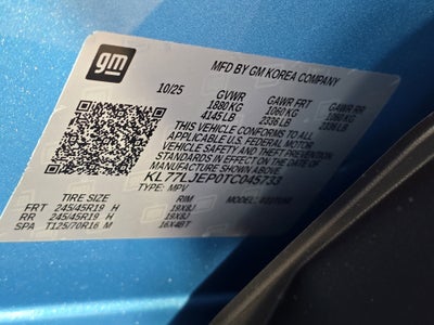 2026 Chevrolet Trax 2RS