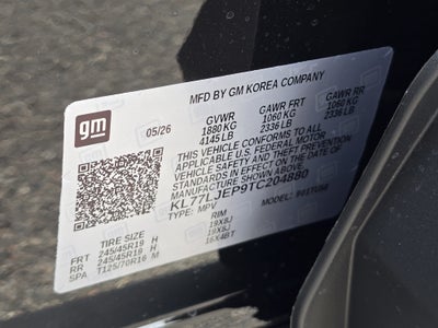 2026 Chevrolet Trax 2RS