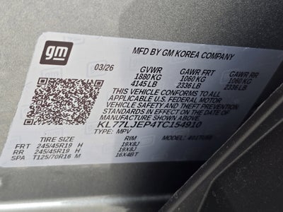2026 Chevrolet Trax 2RS