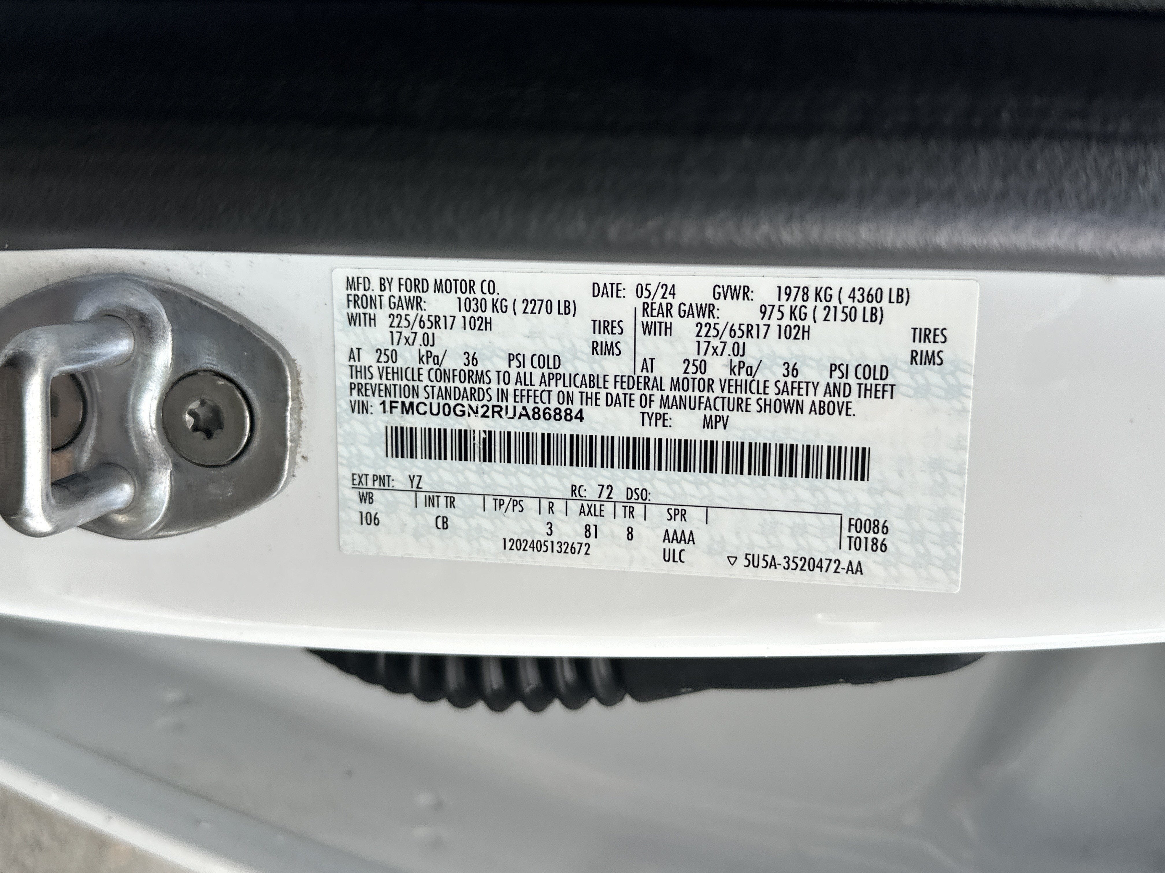 2024 Ford Escape Active