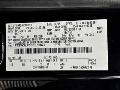 2025 Ford F-150 XLT