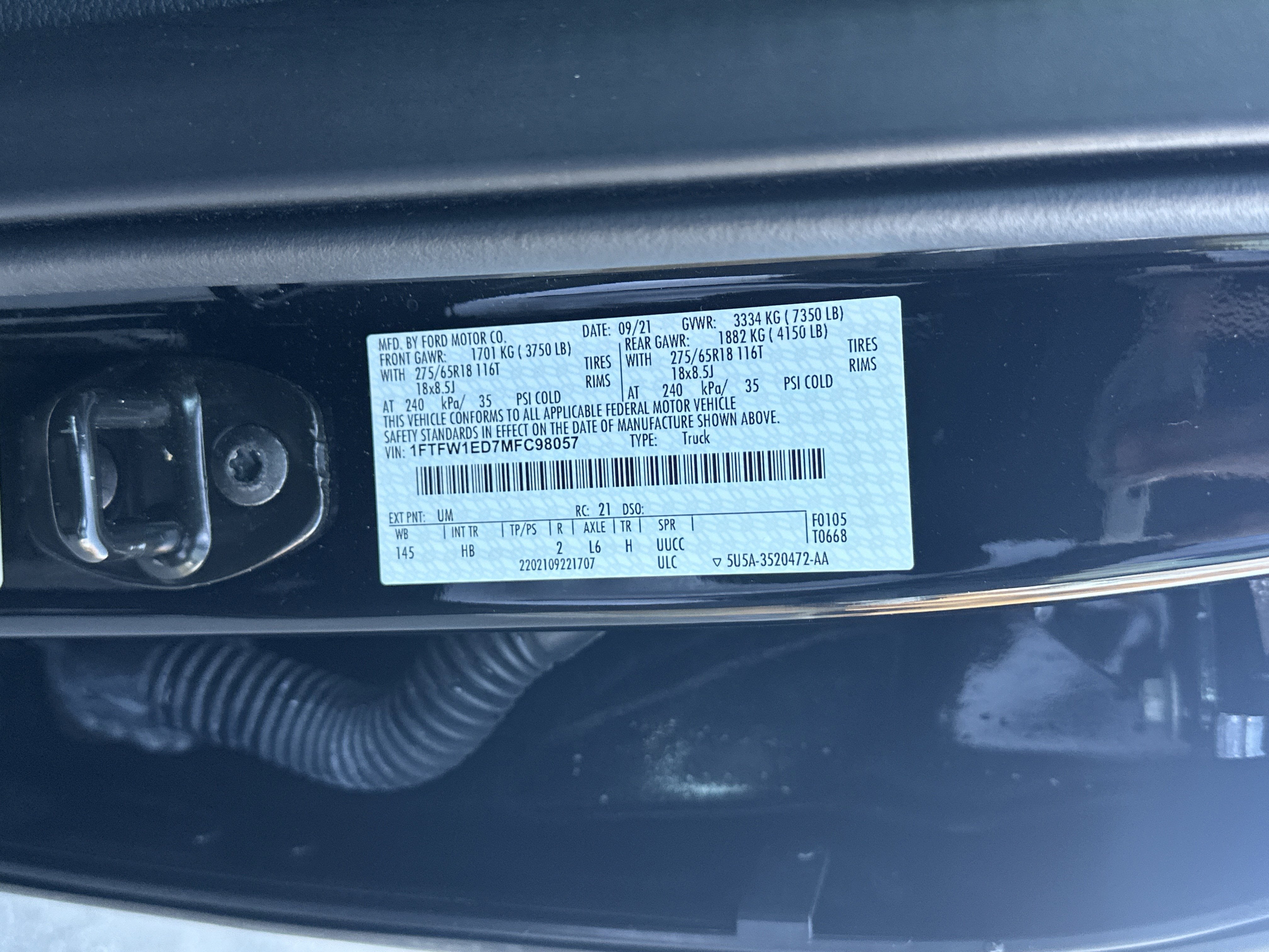 2021 Ford F-150 LARIAT