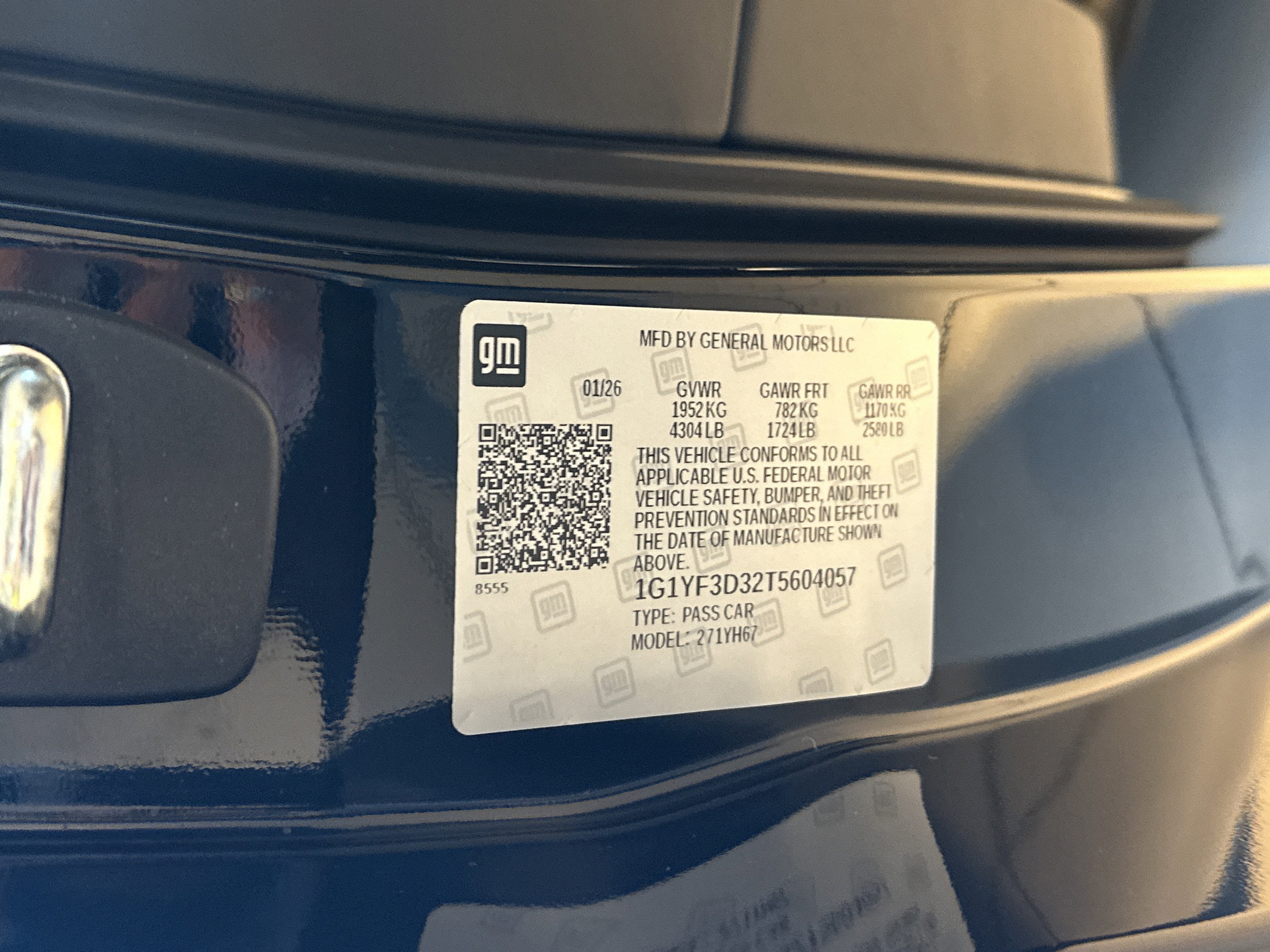 2026 Chevrolet Corvette Z06 3LZ