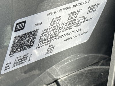 2026 Chevrolet Tahoe LT