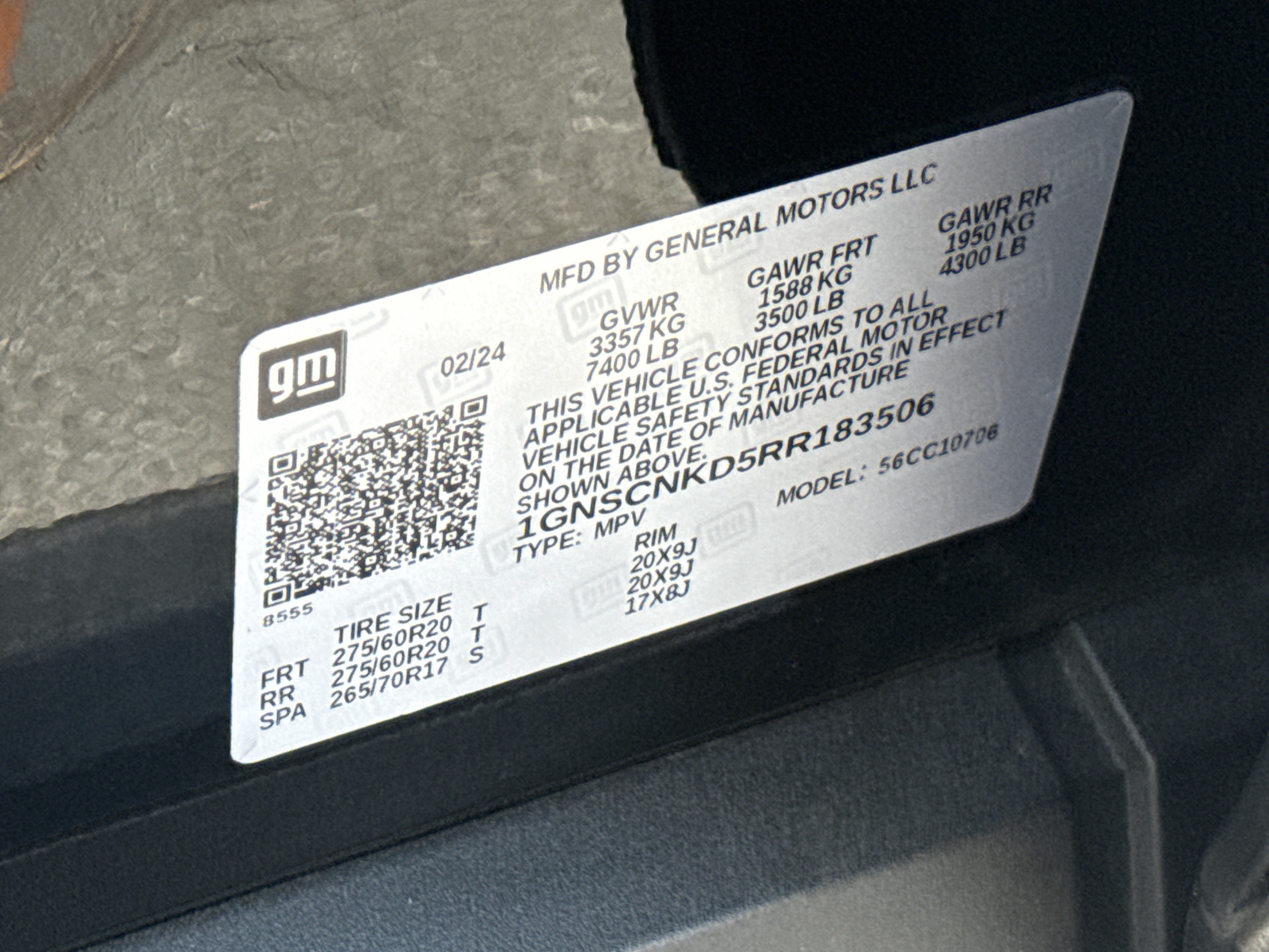 2024 Chevrolet Tahoe LT