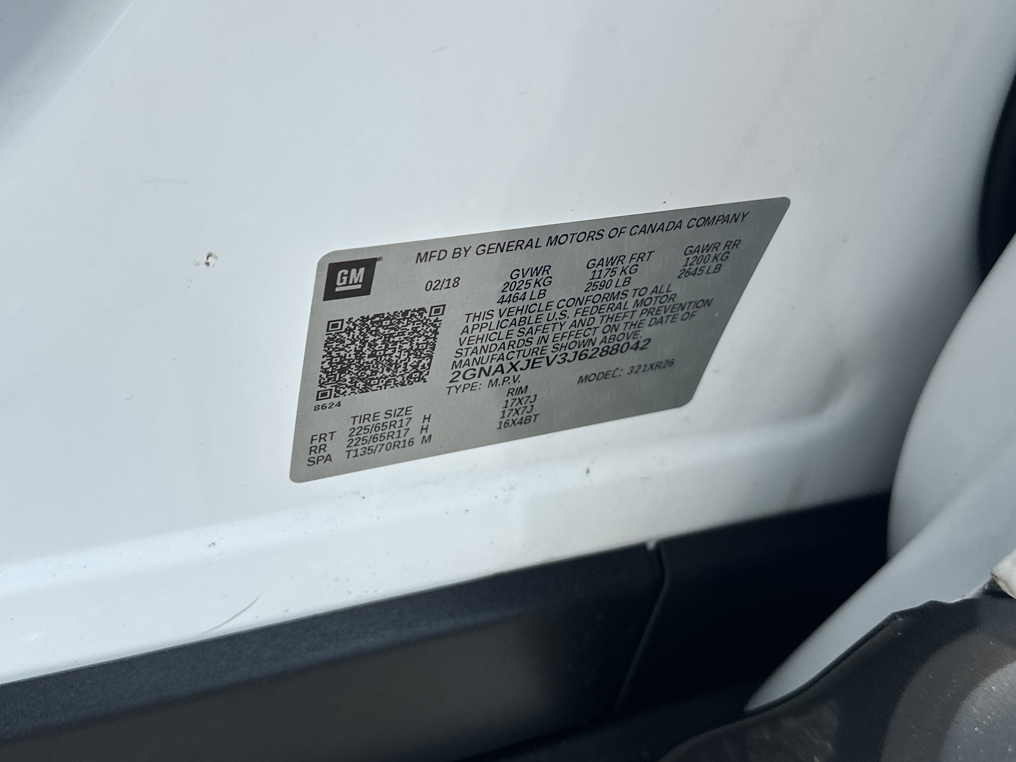 2018 Chevrolet Equinox LT