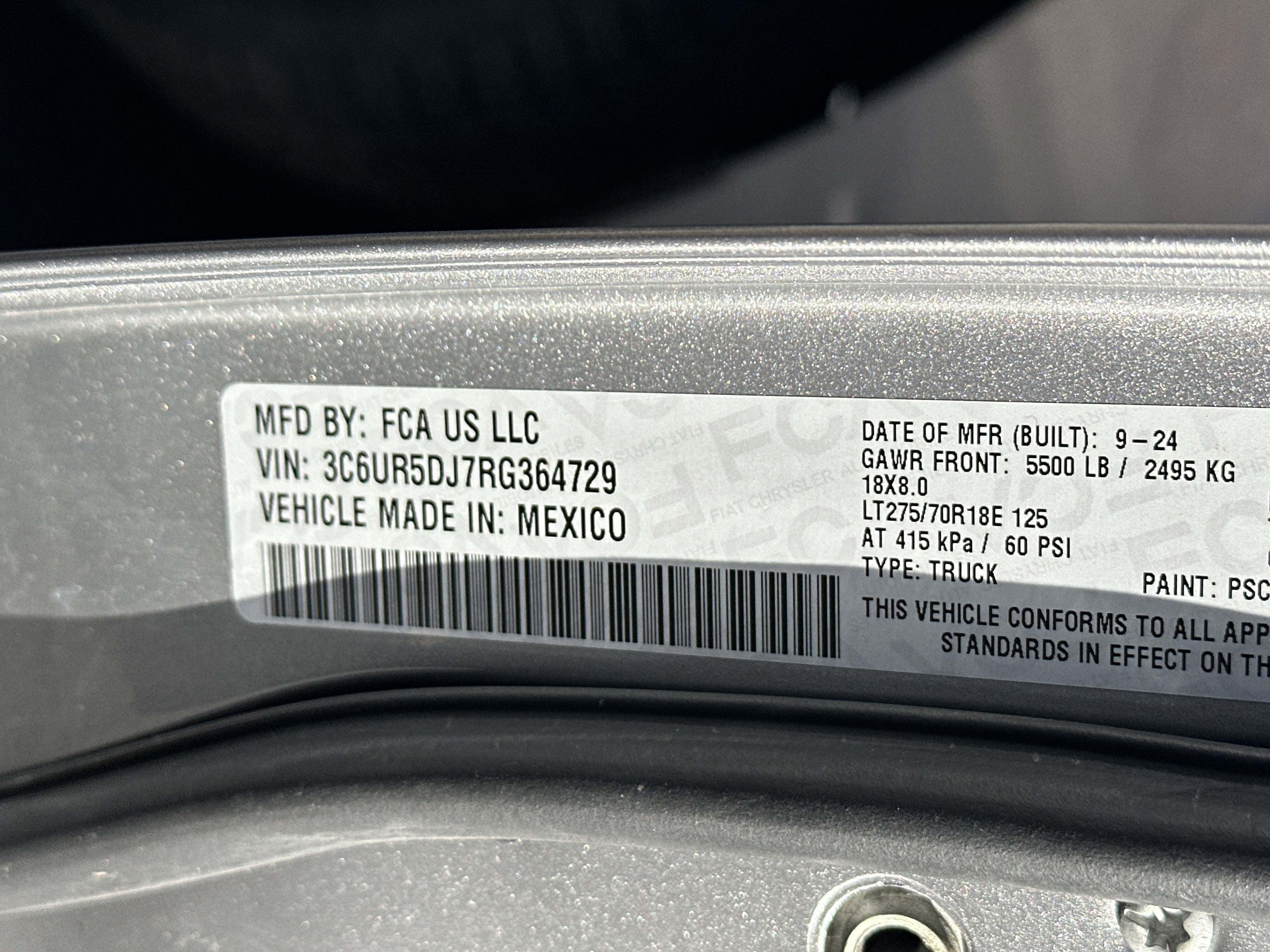 2024 RAM 2500 Big Horn