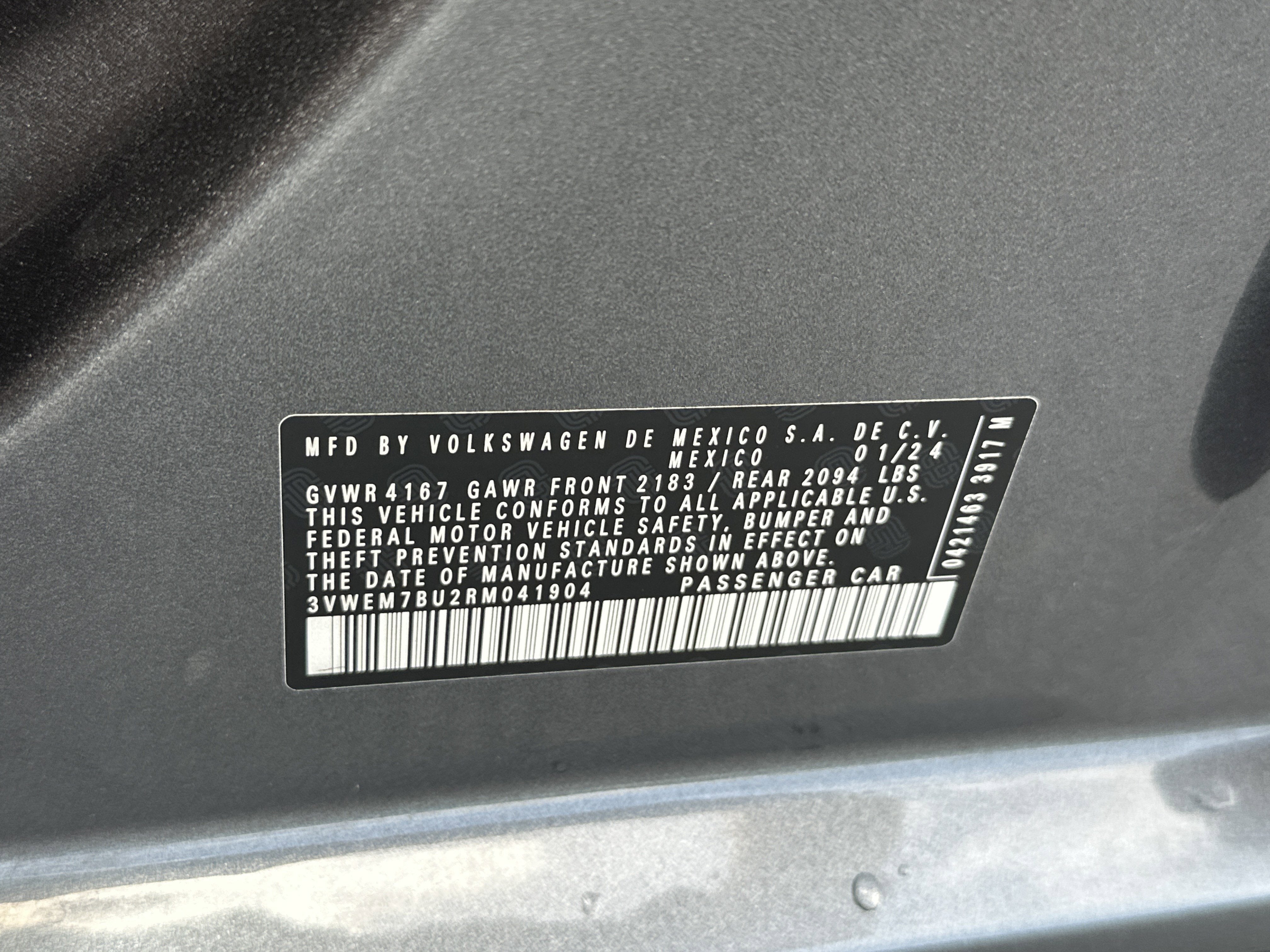 2024 Volkswagen Jetta SE