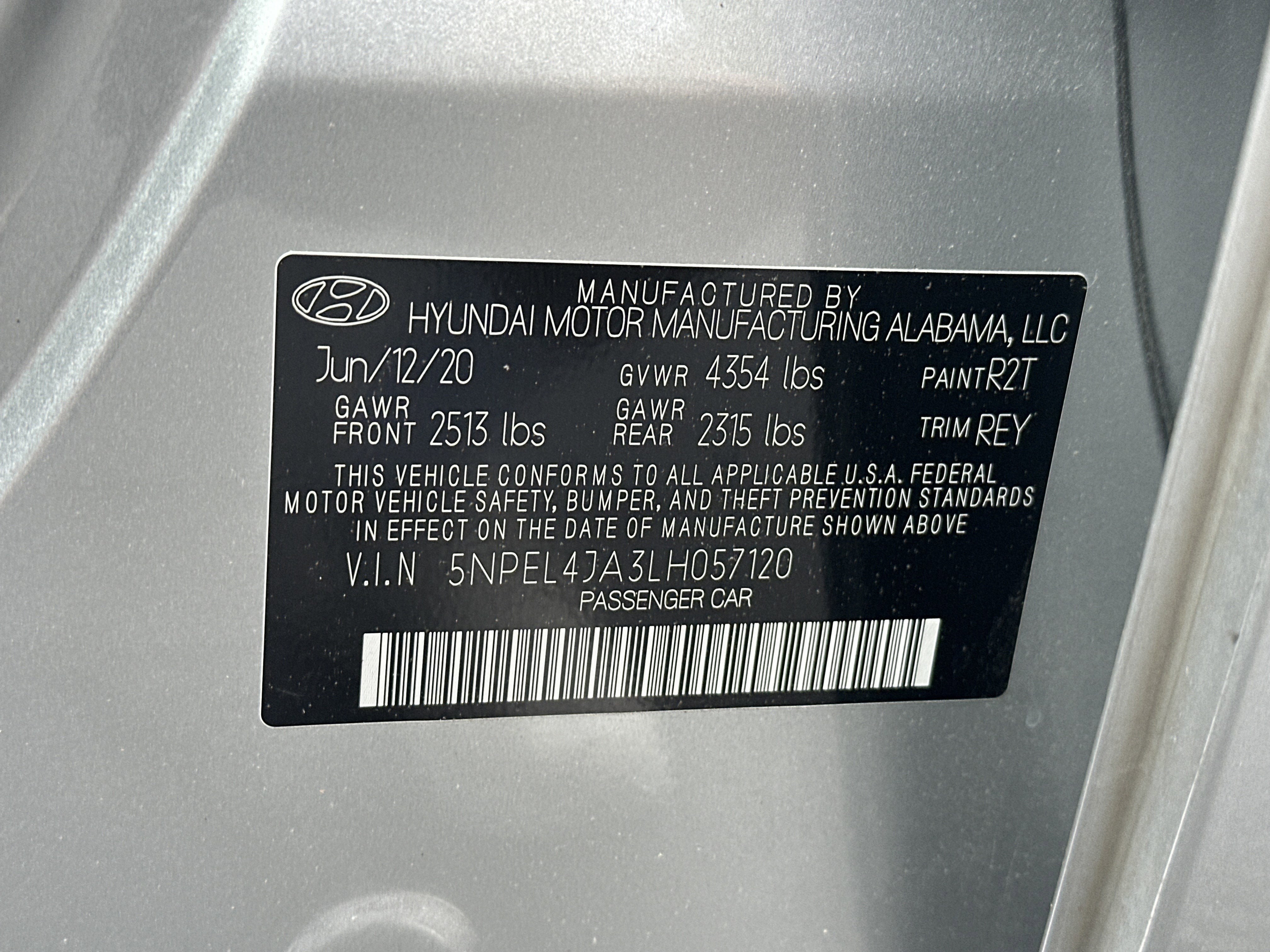 2020 Hyundai Sonata SEL