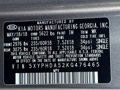 2019 Kia Sorento 3.3L EX