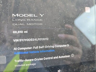 2020 Tesla Model Y Long Range