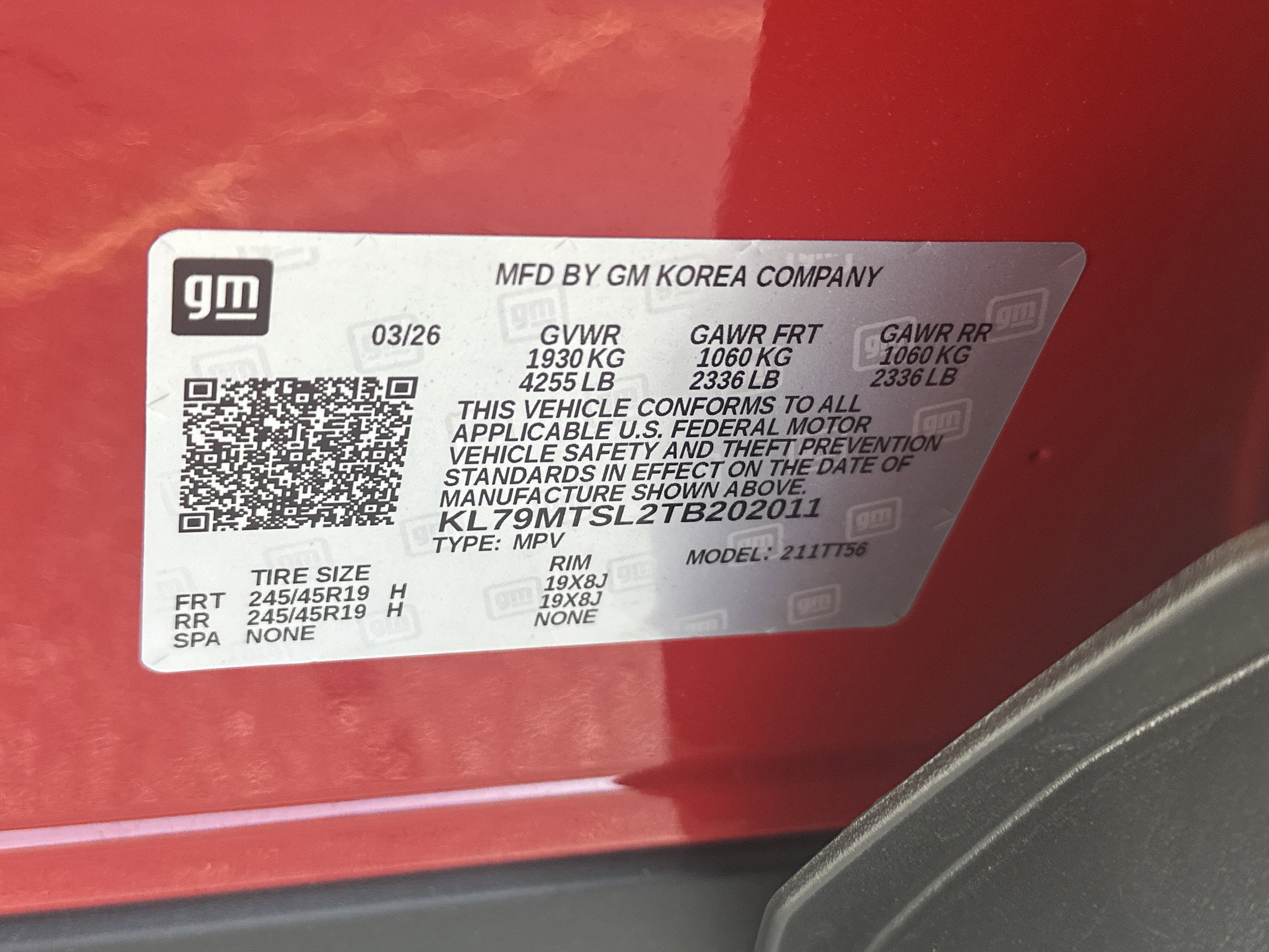 2026 Chevrolet Trailblazer RS