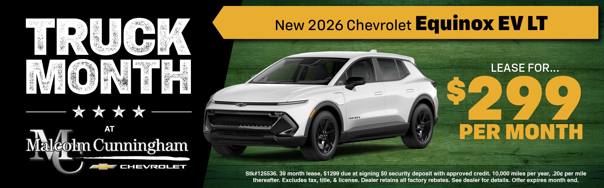 Lease for $299 per month